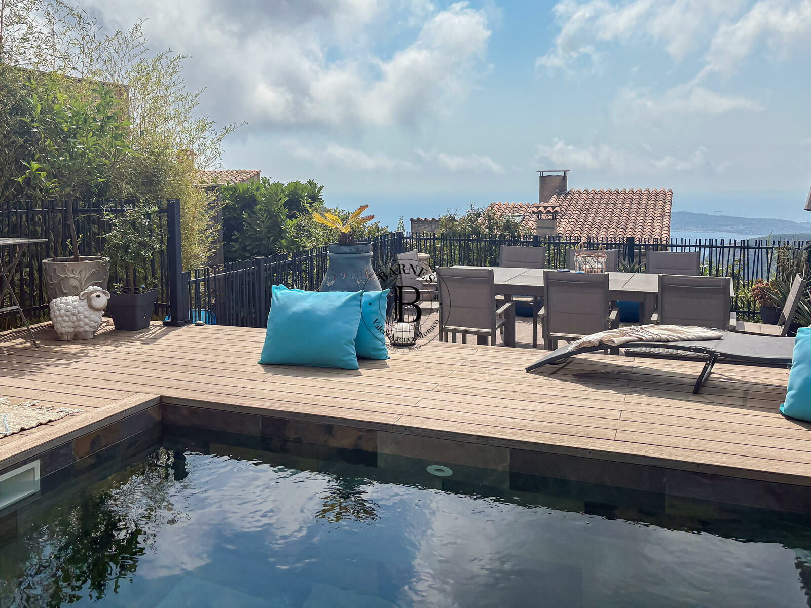 LA TURBIE - VILLA BIFAMILIARE - VISTA MARE E PISCINA - 3/16